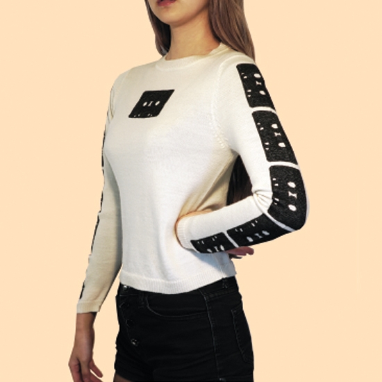 ♡【70％OFF¥17600→￥6200】　　　　　　　　　　　　pull over / cassette line /cotton