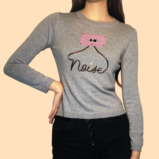 ♡【70%OFF¥17600→¥6200】 pullover / cassette noise /cotton