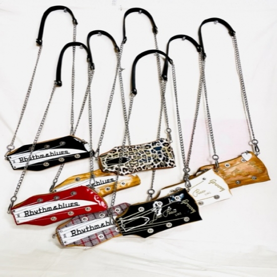 ★ Guitar Head pouch Shoulder Chain Type